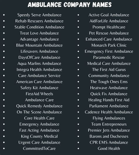 Name of Ambulance Service Provider: .